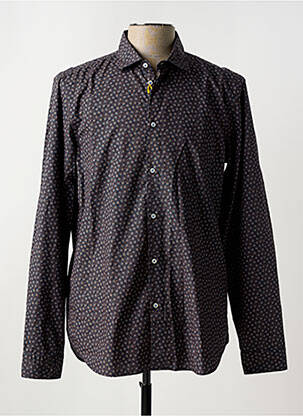 Chemise manches longues imprimé fleurs bleu MANUEL RITZ homme