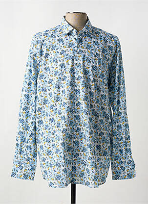 Chemise manches longues imprimé fleurs bleu KARL LAGERFELD homme