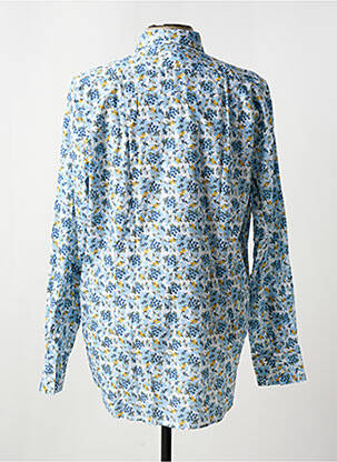 Chemise manches longues imprimé fleurs bleu KARL LAGERFELD homme