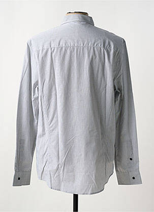 Chemise manches longues coupe cintrée gris BIKKEMBERGS homme