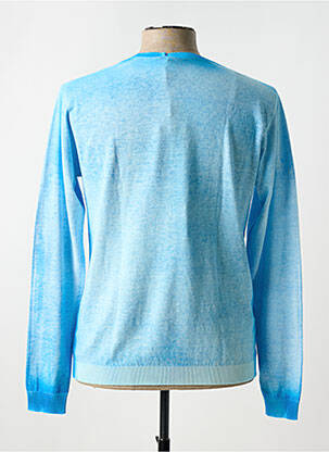 Pull col rond manches longues bleu AROVESCIO homme