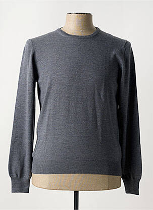 Pull stretch manches longues gris GRAN SASSO homme