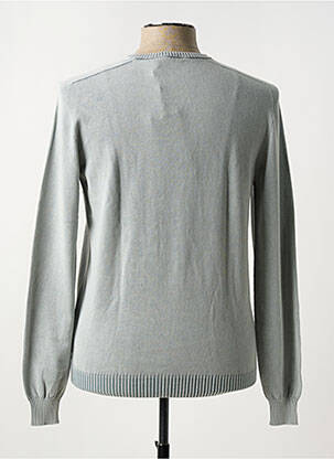 Pull stretch manches longues vert AROVESCIO homme