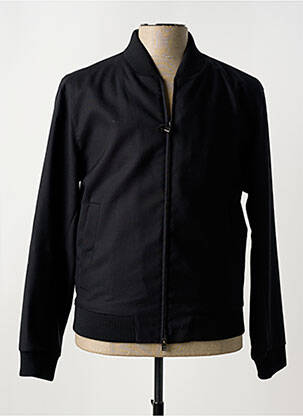 Blouson noir HUGO BOSS pour homme