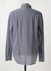 Chemise manches longues bleu MANUEL RITZ pour homme seconde vue