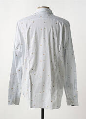 Chemise manches longues bleu MANUEL RITZ pour homme seconde vue