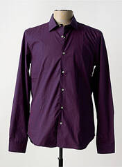 Chemise manches longues violet MANUEL RITZ pour homme seconde vue