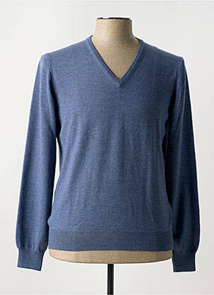 Pull bleu GRAN SASSO pour homme