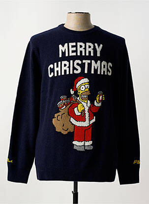 Pull bleu MC2 SAINT BARTH pour homme