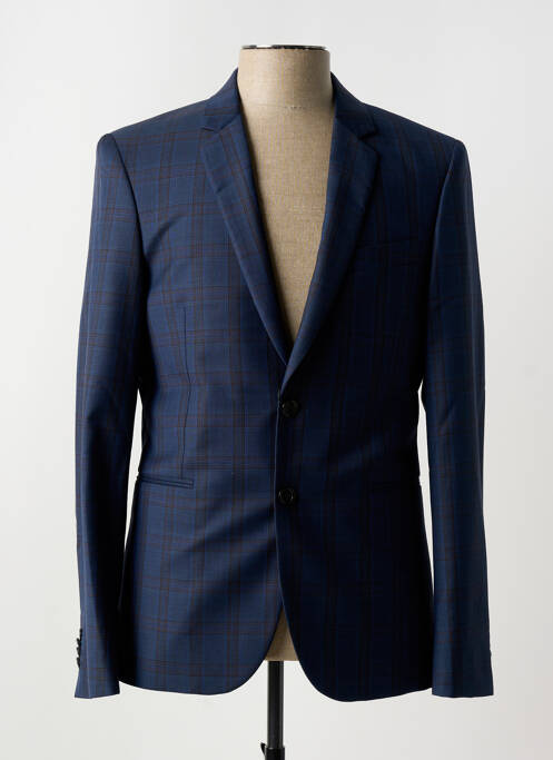 Blazer coupe cintrée bleu PAUL SMITH homme