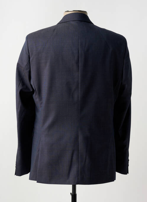 Blazer tissage chiné bleu KARL LAGERFELD homme