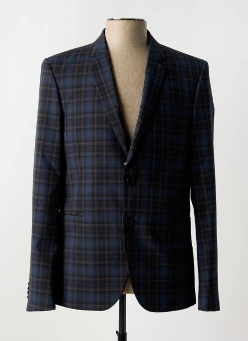 Blazer coupe cintrée bleu PAUL SMITH homme