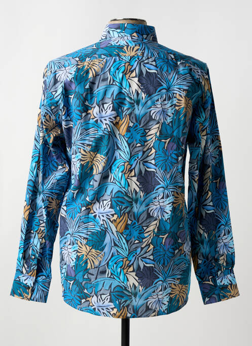 Chemise manches longues coupe cintrée bleu KARL LAGERFELD homme