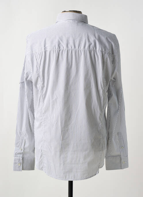 Chemise manches longues imprimé rayures bleu BIKKEMBERGS homme