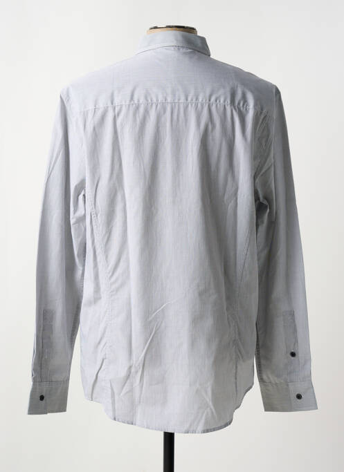 Chemise manches longues coupe cintrée gris BIKKEMBERGS homme