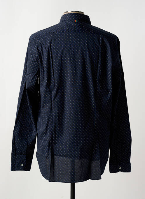 Chemise manches longues imprimé fantaisie noir MANUEL RITZ homme
