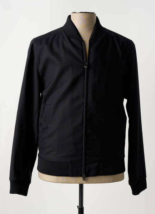 Blouson noir HUGO BOSS pour homme