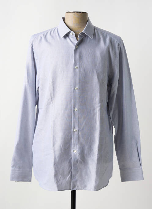 Chemise manches longues bleu HUGO BOSS pour homme