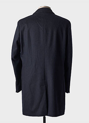 Manteau long epaulette sans capuche bleu HUGO BOSS homme