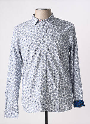Chemise manches longues imprimé fleurs bleu PAUL SMITH homme