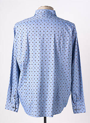 Chemise manches longues coupe cintrée bleu HUGO BOSS homme