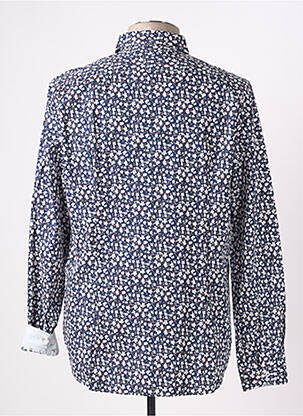 Chemise manches longues imprimé fleurs bleu MANUEL RITZ homme