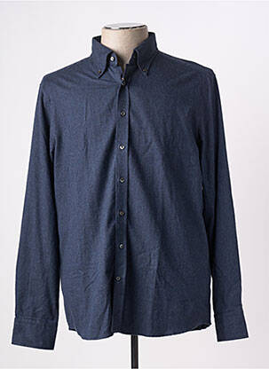 Chemise manches longues coupe cintrée bleu STENSTRÔMS homme