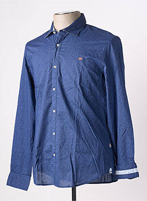Chemise manches longues imprimé fantaisie bleu NAPAPIJRI homme