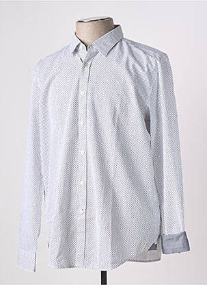 Chemise manches longues imprimé fantaisie blanc HUGO BOSS homme