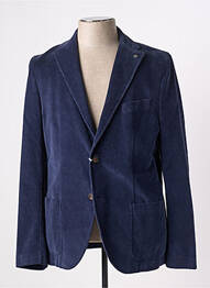 Blazer coupe cintrée bleu MANUEL RITZ homme