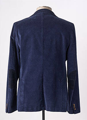 Blazer coupe cintrée bleu MANUEL RITZ homme