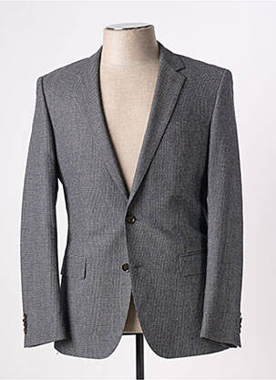 Blazer tissage chiné gris HUGO BOSS homme