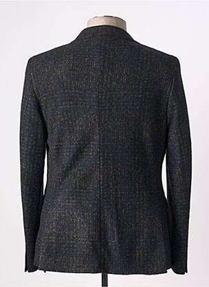 Blazer tissage chiné bleu MANUEL RITZ homme
