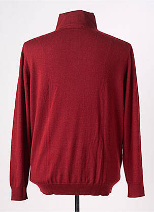 Pull tissage chiné manches longues orange KARL LAGERFELD homme