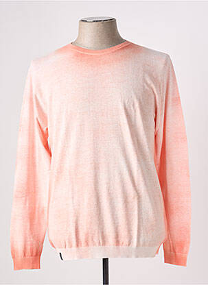 Pull stretch manches longues orange AROVESCIO homme
