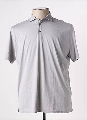 Polo tissage jersey manches courtes gris FERRANTE homme