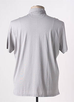 Polo tissage jersey manches courtes gris FERRANTE homme