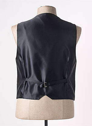 Gilet sans manche effet matière satinée marron JEAN DE SEY homme