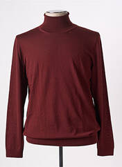 Pull col roulé rouge HUGO BOSS pour homme seconde vue