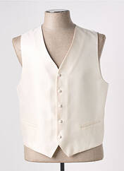 Gilet sans manche beige JEAN DE SEY pour homme seconde vue