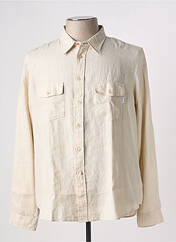 Chemise manches longues beige PAUL SMITH pour homme seconde vue