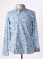 Chemise manches longues bleu MANUEL RITZ pour homme seconde vue