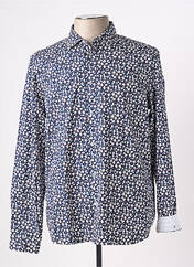 Chemise manches longues bleu MANUEL RITZ pour homme seconde vue