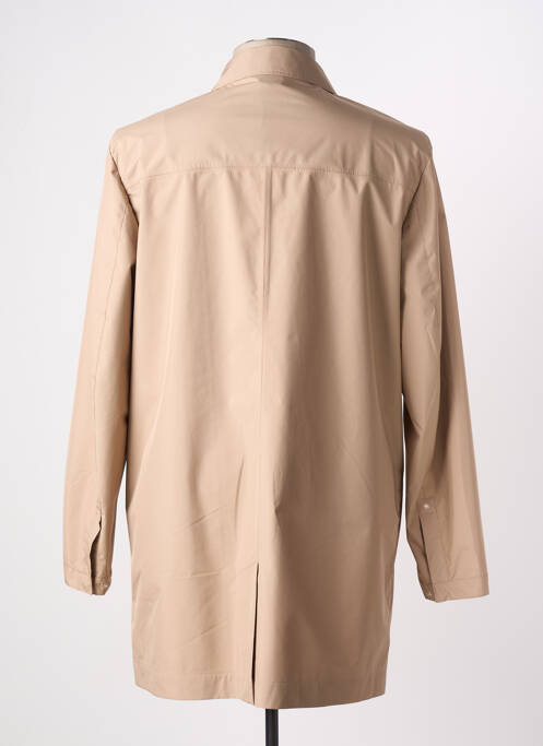 Trench coupe droite sans capuche beige MANUEL RITZ homme