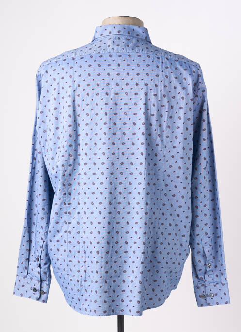 Chemise manches longues coupe cintrée bleu HUGO BOSS homme