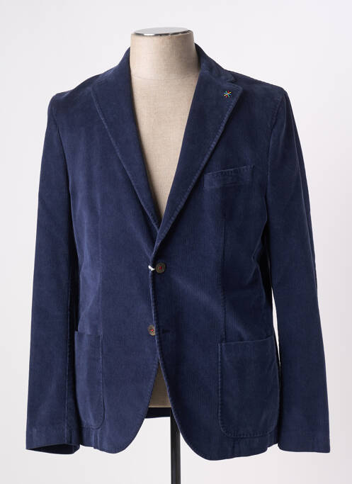 Blazer coupe cintrée bleu MANUEL RITZ homme