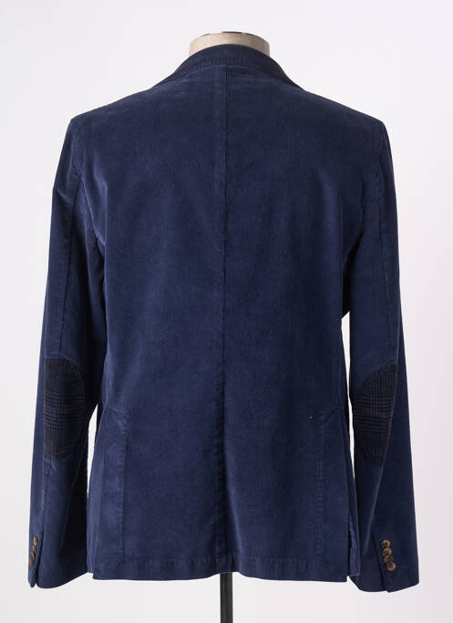 Blazer coupe cintrée bleu MANUEL RITZ homme
