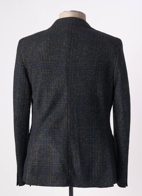 Blazer tissage chiné bleu MANUEL RITZ homme
