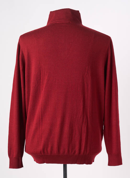 Pull tissage chiné manches longues orange KARL LAGERFELD homme