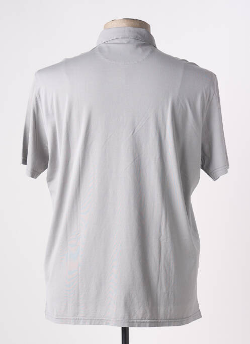 Polo tissage jersey manches courtes gris FERRANTE homme